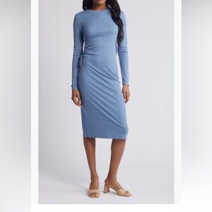 Vero Moda Cornflower blue ribbed modest dress
Never worn-from a nonsmoking home